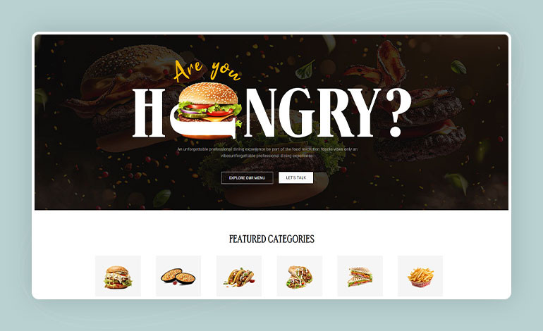 Prezzo Fast Food Restaurant Shopify Theme